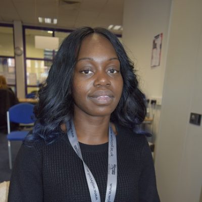 Hairdressing Student Cassandra Myrie