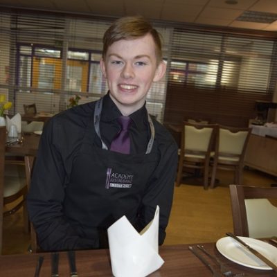 Hospitality Student Charlie Mason