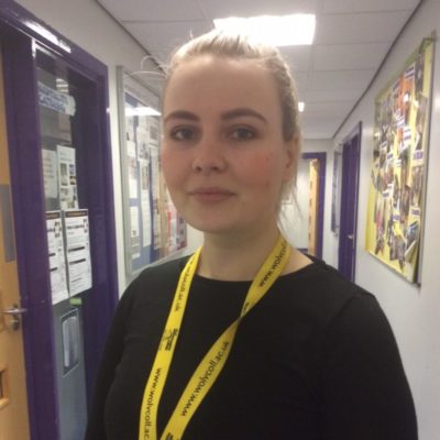 Higher education student Hannah Jones