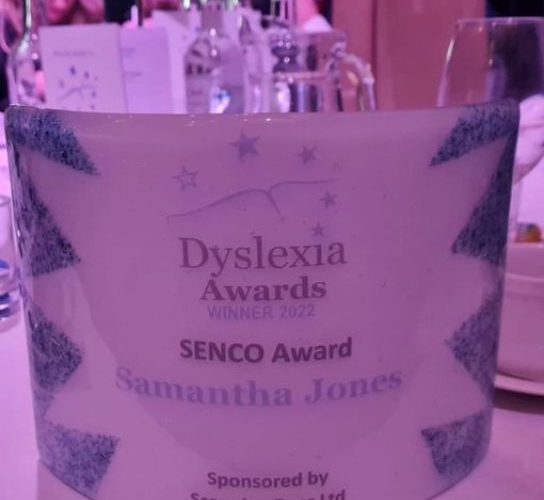 SENCO award won by college manager Samantha Jones